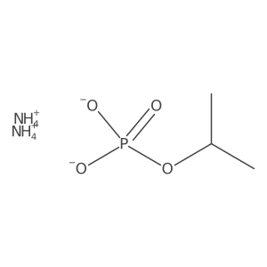 Diammonium monoisopropyl phosphate Structure
