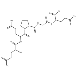 L-Glutamine, L-glutaminyl-L-glutaminyl-L-prolylglycyl-结构式