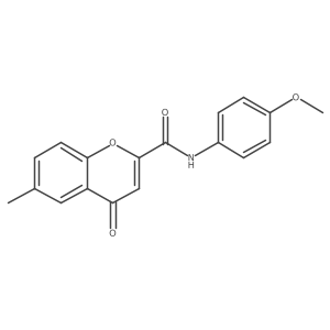 N-(4-methoxyphenyl)-6-methyl-4-oxo-4H-chromene-2-carboxamide结构式