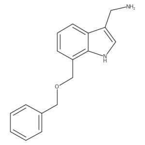 NCc1c[nH]c2c(COCc3ccccc3)cccc12结构式