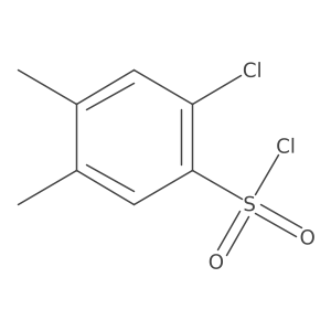 2-Chloro-4,5-dimethylbenzene-1-sulfonylchloride结构式