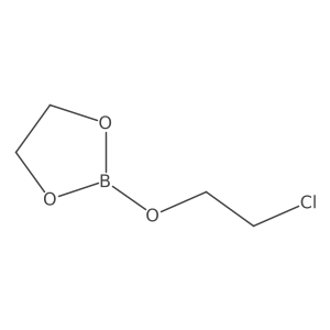 1,3,2-Dioxaborolane, 2-(2-chloroethoxy)- Structure