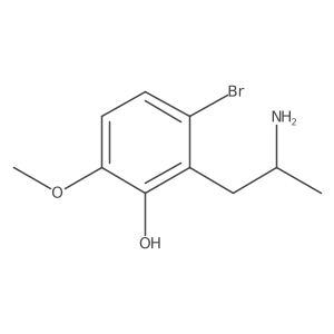 2-(2-Aminopropyl)-3-bromo-6-methoxyphenol结构式