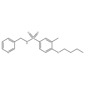 4-butoxy-3-methyl-N-(3-pyridinylmethyl)benzenesulfonamide Structure