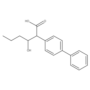 3-OH-2-(4-Biphenylyl)hexanoic acid Structure