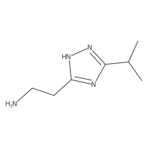 2-[5-(Propan-2-YL)-4H-1,2,4-triazol-3-YL]ethan-1-amine Structure