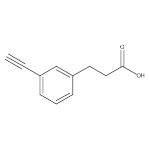 3-(3-Ethynyl-phenyl)-propionic acid结构式