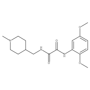 N1-(2,5-dimethoxyphenyl)-N2-((1-methylpiperidin-4-yl)methyl)oxalamide Structure
