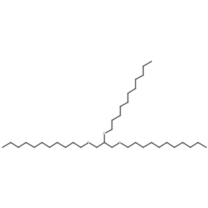 1-[2,3-Bis(undecyloxy)propoxy]undecane结构式