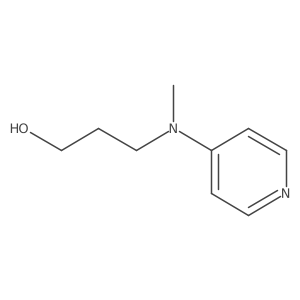 3-(N-methyl-N-(4-pyridyl)amino)propanol Structure