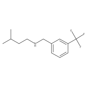 N-(3-Methylbutyl)-3-(trifluoromethyl)benzenemethanamine结构式