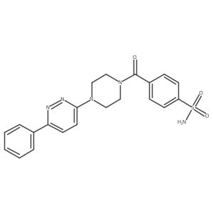 4-(4-(6-Phenylpyridazin-3-yl)piperazine-1-carbonyl)benzenesulfonamide Structure