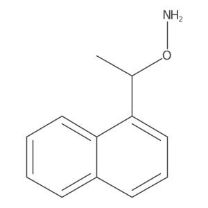 O-[1-(naphthalen-1-yl)ethyl]hydroxylamine Structure