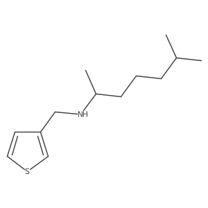 (6-Methylheptan-2-yl)(thiophen-3-ylmethyl)amine Structure