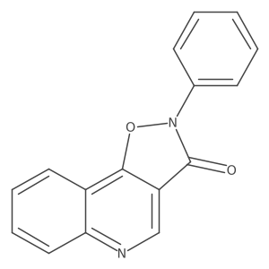 2-Phenylisoxazolo(4,5-c)quinolin-3(2H)-one Structure