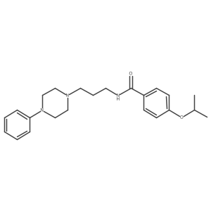 4-isopropoxy-N-(3-(4-phenylpiperazin-1-yl)propyl)benzamide Structure