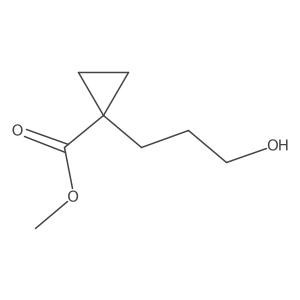 Methyl 1-(3-hydroxypropyl)cyclopropanecarboxylate Structure