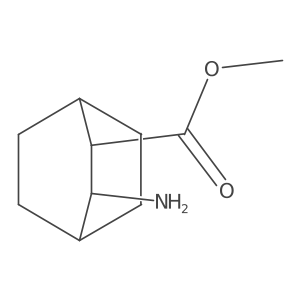 methyl (2R,3R)-3-aminobicyclo[2.2.2]octane-2-carboxylate结构式