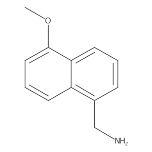 1-(Aminomethyl)-5-methoxynaphthalene Structure