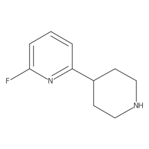 2-Fluoro-6-(piperidin-4-yl)pyridine Structure