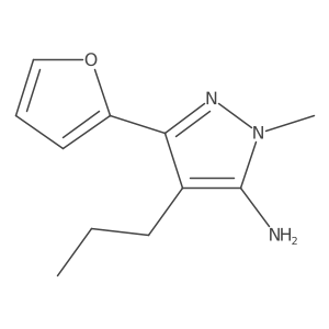 CCCc1c(-c2ccco2)nn(C)c1N结构式