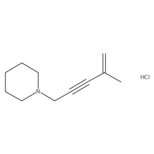 1-(4-Methylpent-4-EN-2-YN-1-YL)piperidine hydrochloride结构式
