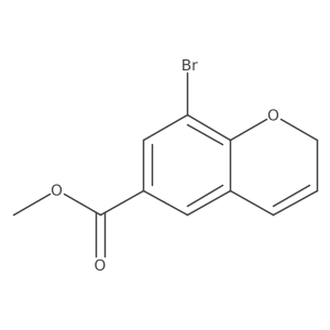 methyl 8-bromo-2H-chromene-6-carboxylate结构式