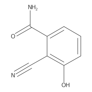 2-Cyano-3-hydroxybenzamide结构式