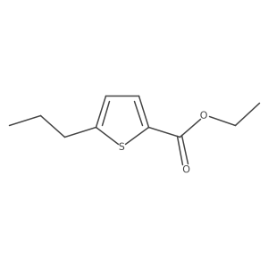 Ethyl 5-propylthiophene-2-carboxylate结构式