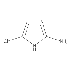 5-chloro-1H-imidazol-2-amine结构式