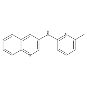 N-(6-Methyl-2-pyridinyl)-3-quinolinamine结构式