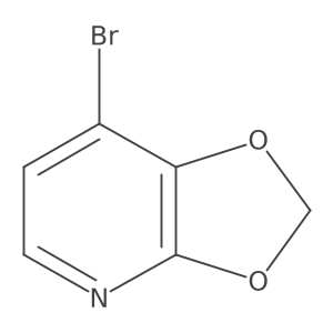 7-Bromo-2H-[1,3]dioxolo[4,5-B]pyridine结构式