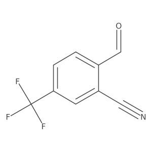 2-Formyl-5-(trifluoromethyl)benzonitrile Structure