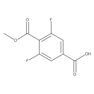 3,5-Difluoro-4-(methoxycarbonyl)benzoic acid Structure