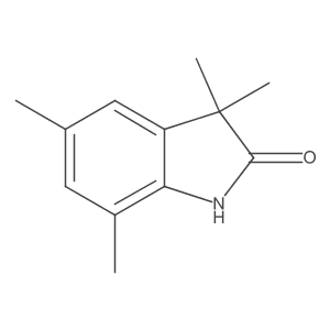 3,3,5,7-Tetramethyl-2,3-dihydro-1H-indol-2-one结构式