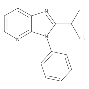 (S)-1-(3-Phenyl-3H-imidazo[4,5-B]pyridin-2-YL)ethanamine Structure