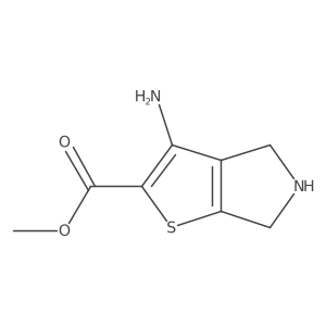 methyl 3-amino-4H,5H,6H-thieno[2,3-c]pyrrole-2-carboxylate Structure