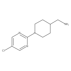 (1-(5-Chloropyrimidin-2-yl)piperidin-4-yl)methanamine Structure