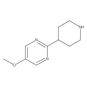 5-Methoxy-2-(piperidin-4-yl)pyrimidine Structure