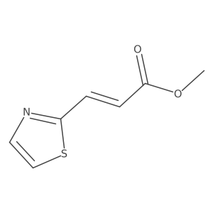 methyl (2E)-3-(1,3-thiazol-2-yl)prop-2-enoate Structure