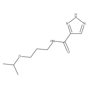 N-(3-isopropoxypropyl)-1H-1,2,3-triazole-5-carboxamide Structure