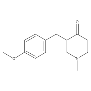 3-(4-Methoxybenzyl)-1-methylpiperidin-4-one Structure