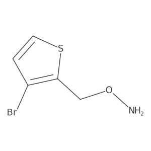 o-((3-Bromothiophen-2-yl)methyl)hydroxylamine结构式