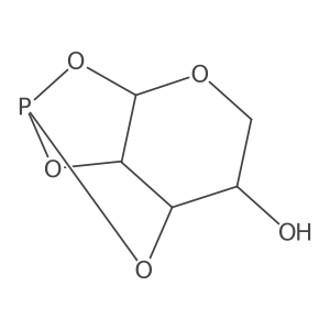 I(2)-D-Lyxopyranose, cyclic 1,2,3-phosphite Structure