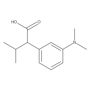 2-[3-(Dimethylamino)phenyl]-3-methylbutanoic acid结构式