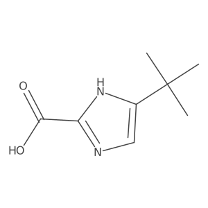 4-tert-butyl-1H-imidazole-2-carboxylic acid Structure