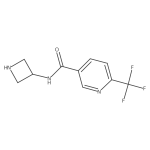 N-(azetidin-3-yl)-6-(trifluoromethyl)pyridine-3-carboxamide Structure