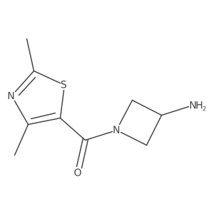 (3-Aminoazetidin-1-yl)(2,4-dimethylthiazol-5-yl)methanone Structure