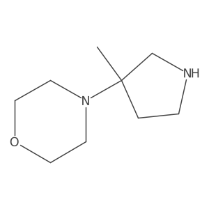 4-(3-Methyl-3-pyrrolidinyl)morpholine Structure