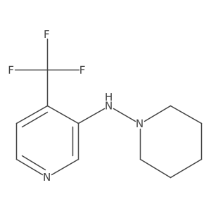 N-(Piperidin-1-yl)-4-(trifluoromethyl)-pyridin-3-amine Structure